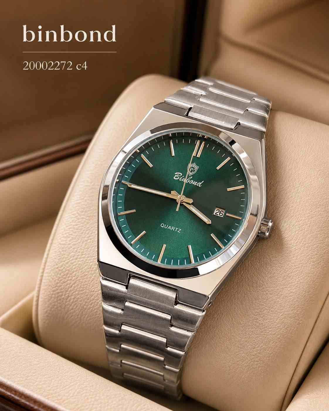 ساعت مردانه فلزی مارک binbond 20002272