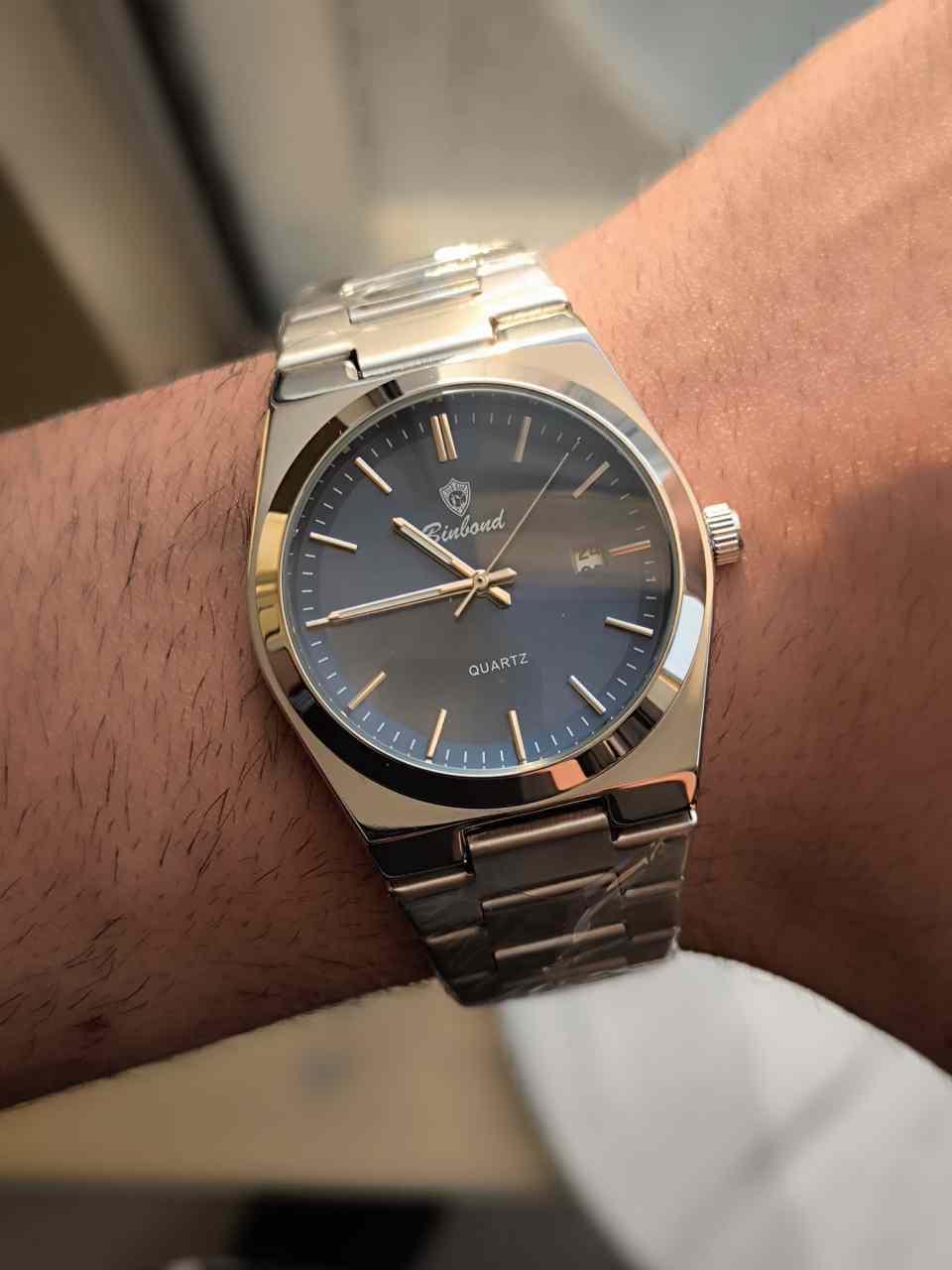 ساعت مردانه فلزی مارک binbond 20002272 - تصویر 8