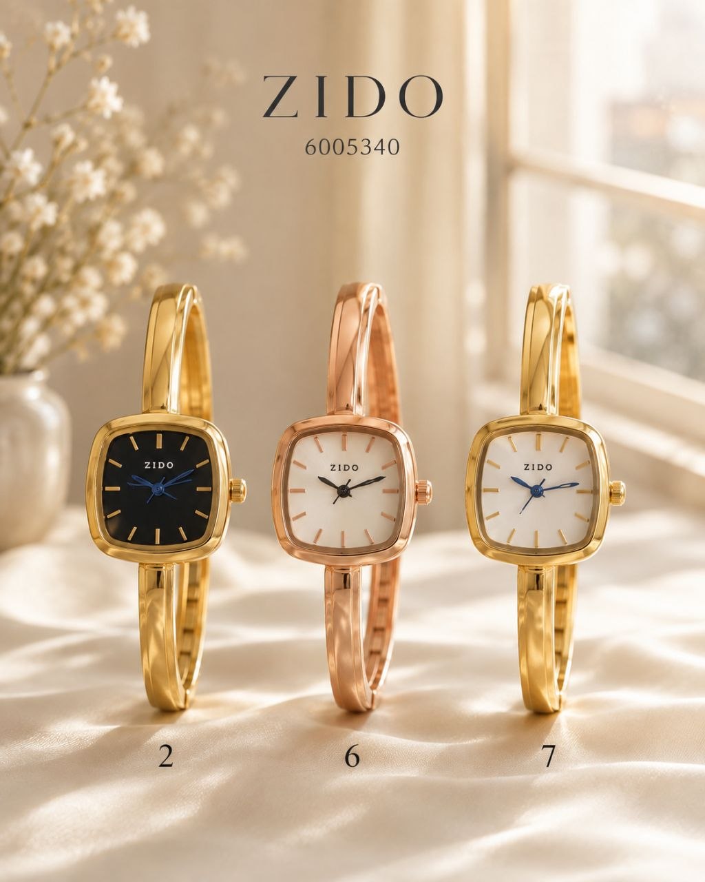 ساعت زنانه النگویی مارک zido6005340