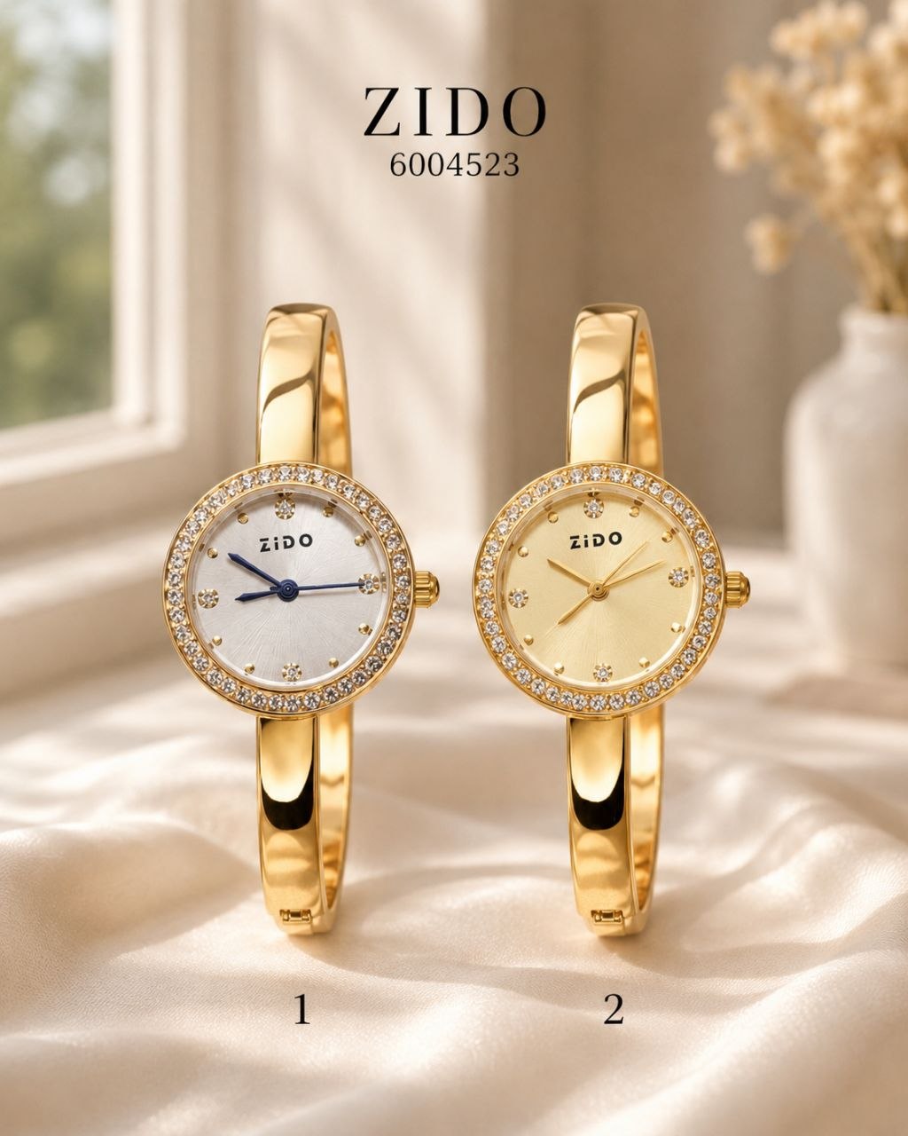 ساعت زنانه النگویی مارک zido 6004523