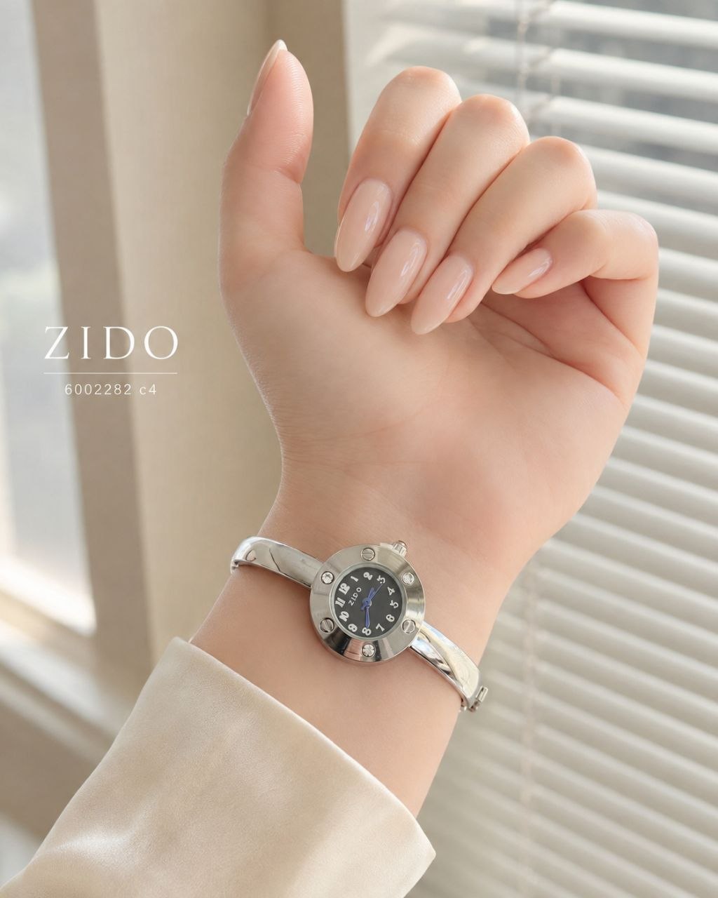 ساعت زنانه النگویی مارک زیدو zido 6002282 - تصویر 5