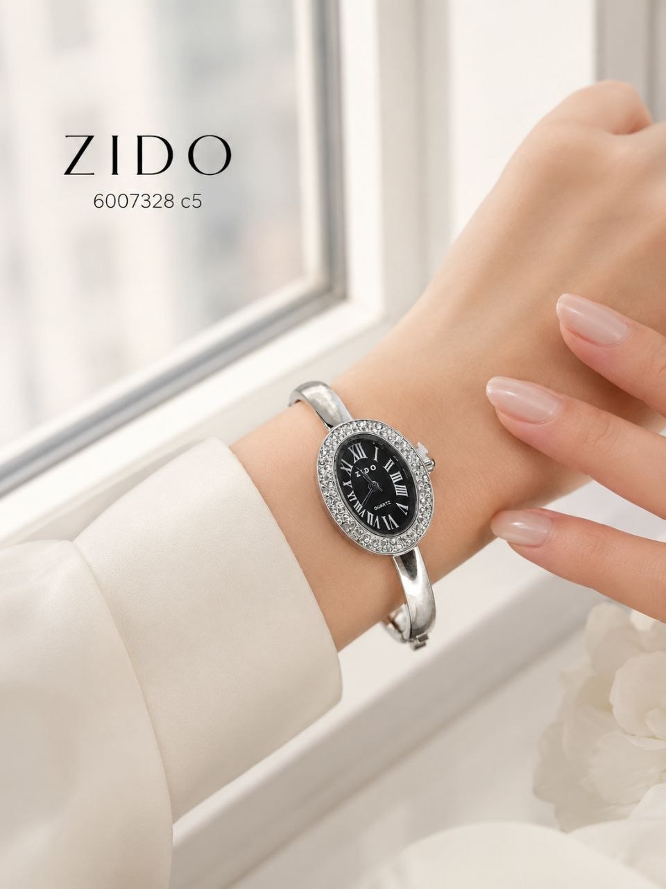 ساعت زنانه النگویی مارک زیدو zido 6007328 - تصویر 2