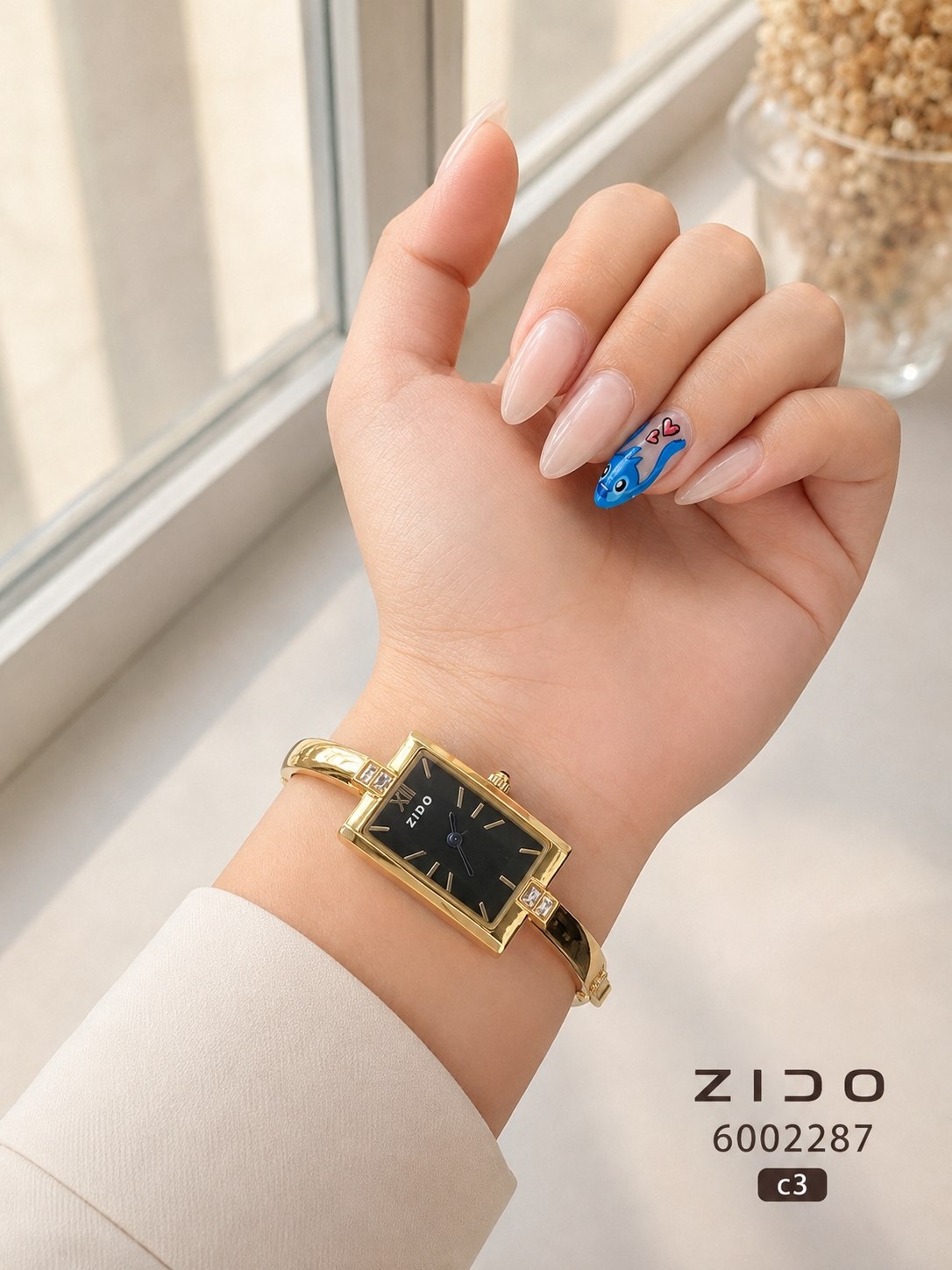⌚ ساعت زنانه النگویی زیدو Zido 6002287 - تصویر 5