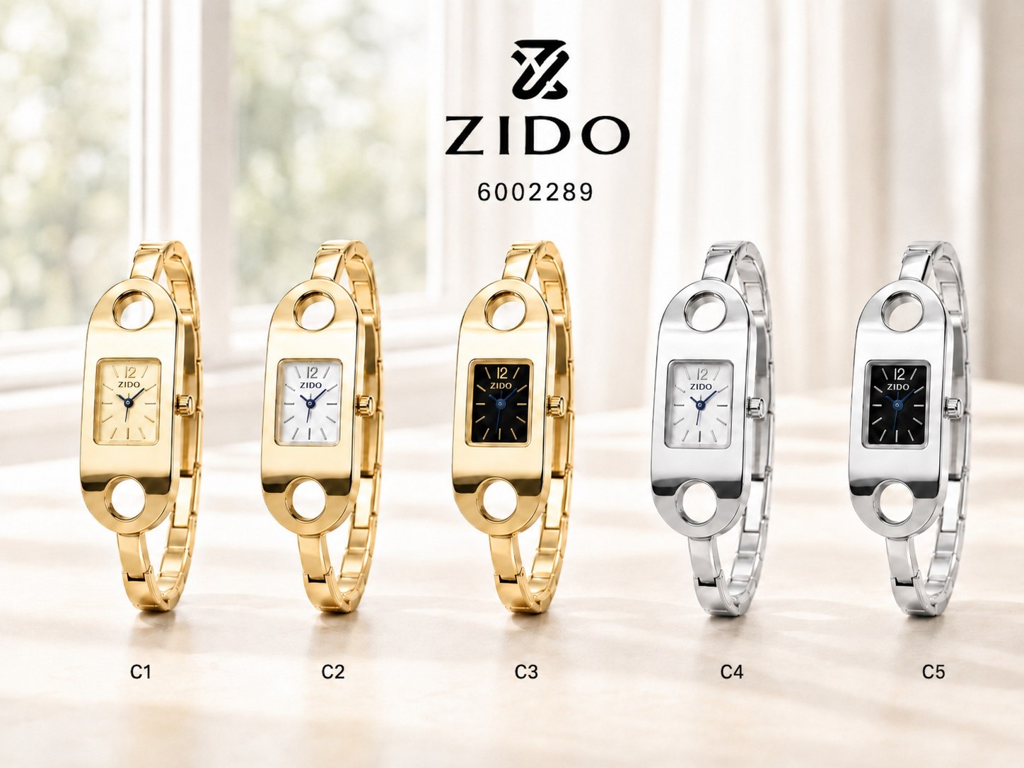 ساعت زنانه النگویی زیدو ZIDO مدل 6002289 - تصویر 6