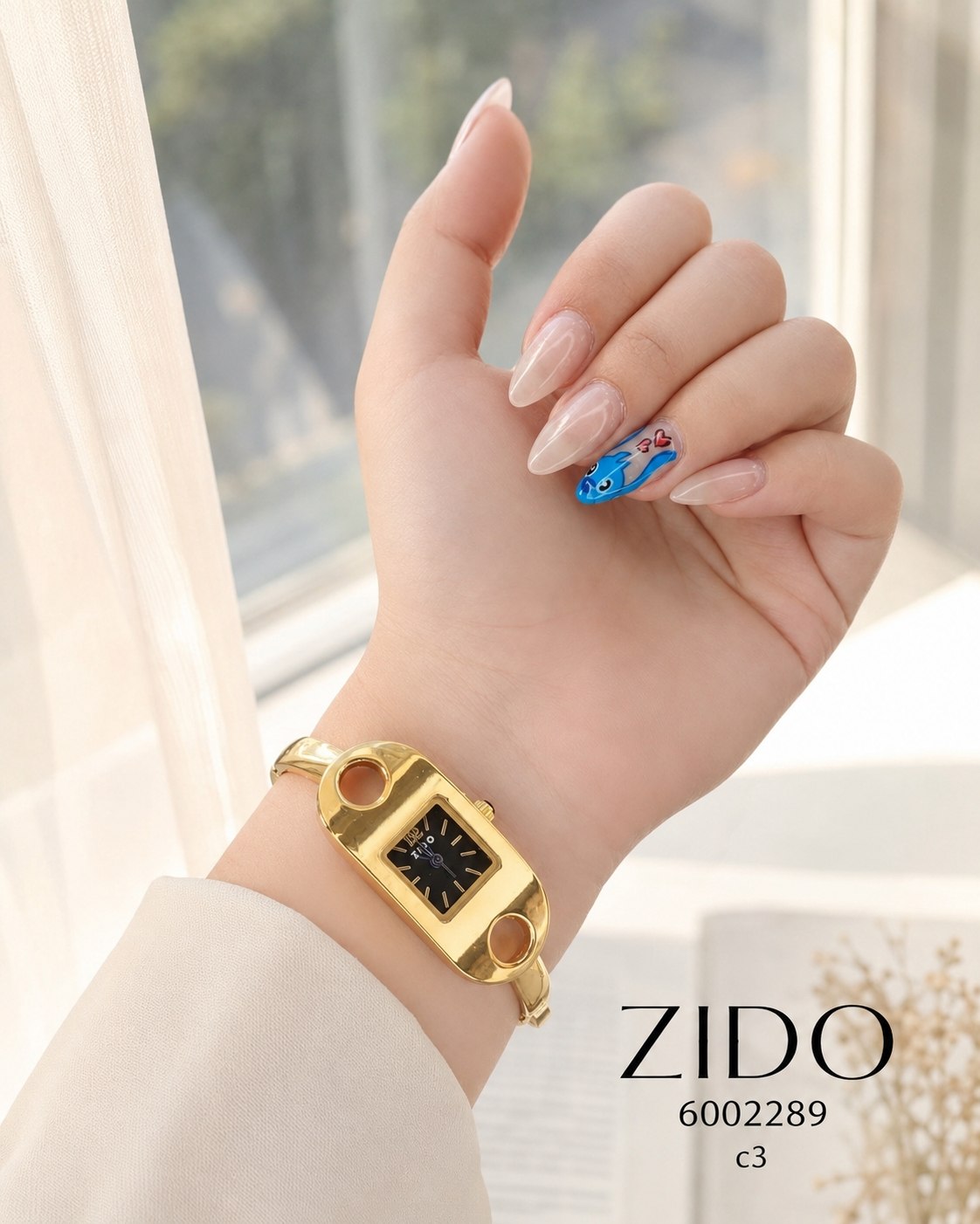 ساعت زنانه النگویی زیدو ZIDO مدل 6002289 - تصویر 4