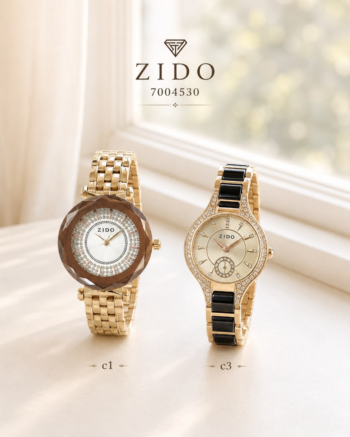 ⌚ ساعت زنانه زیدو ZIDO 7004530 - تصویر 3