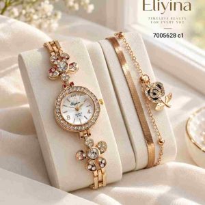 ساعت زنانه مارک الینا  Eliyina همراه دستبند 7005628